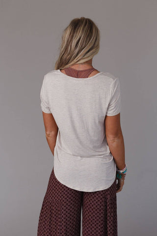 Scoop Neck Bralette Tee