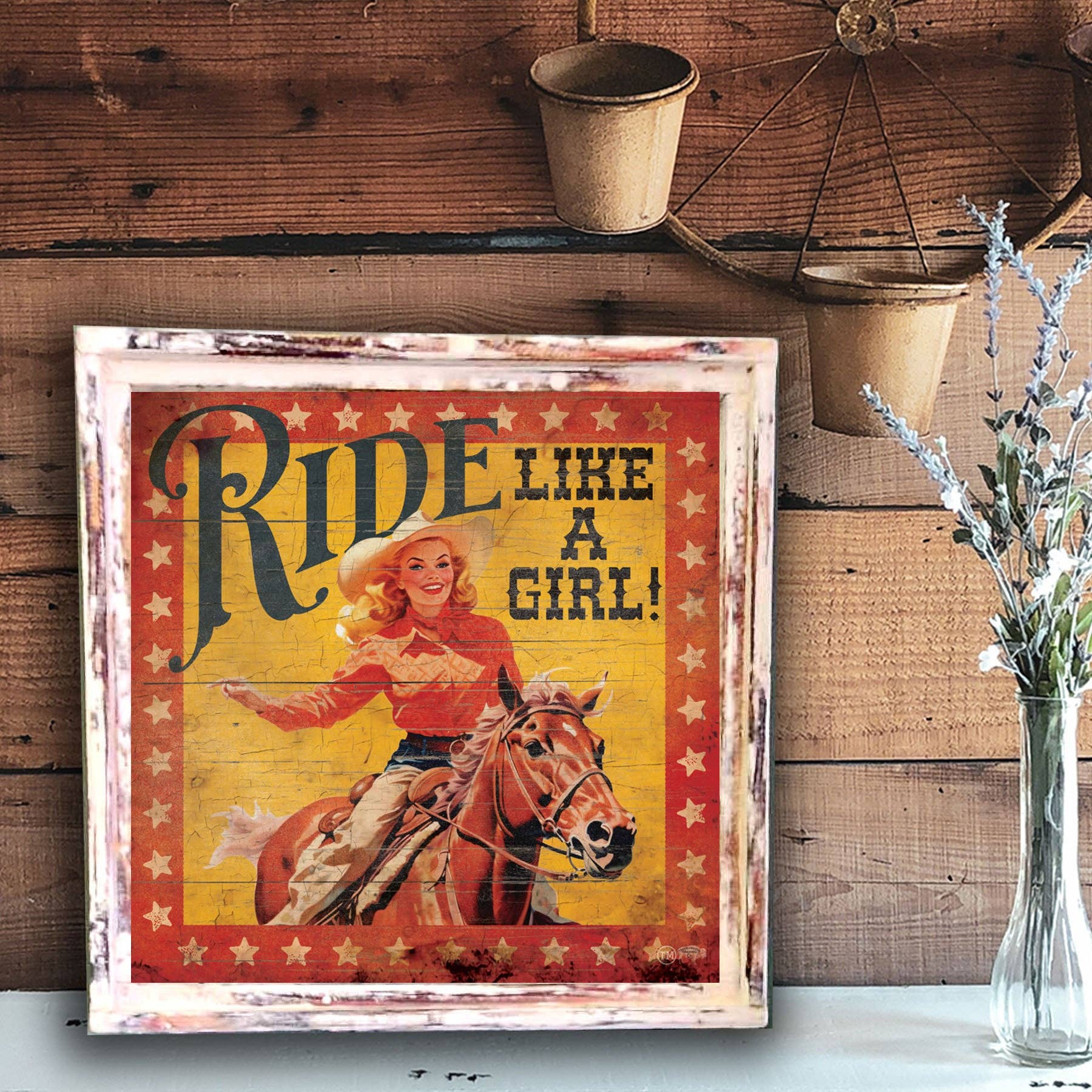 Ride Like a Girl w/Stars - Artwork