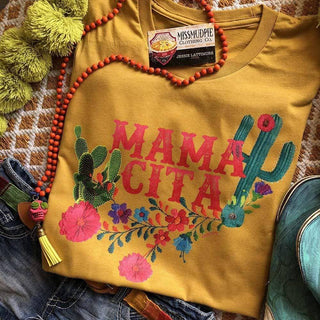 Mamacita with Cactus - Mustard