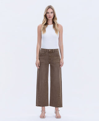 HIGH RISE BARREL JEANS