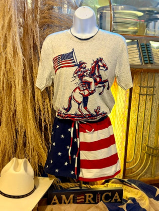 Terry Flag Shorts