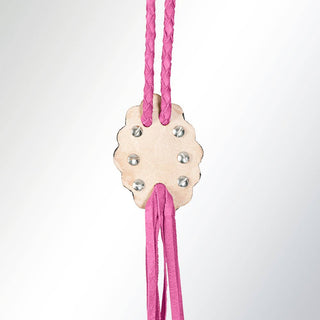 Turquoise & Leather Bolo