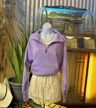 Lavender Quarter Zip