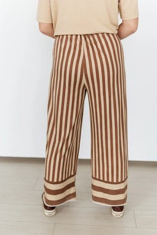 Brown/Tan Stripe Pant