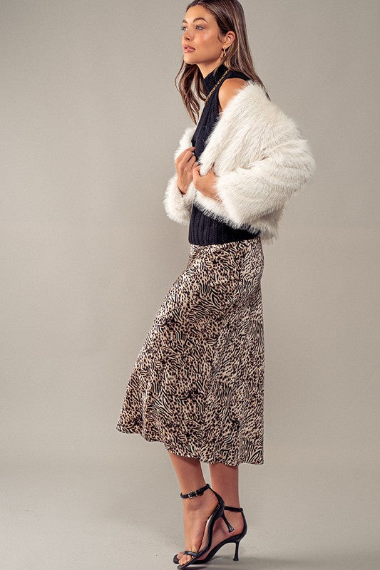 Leopard Print Skirt