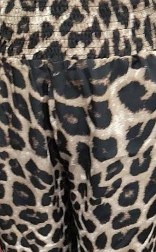 Leopard print lounge pants