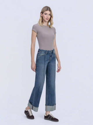 Pin Tuck Wide Leg