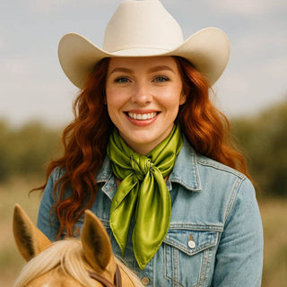 Solid Light Green  Wild Rag