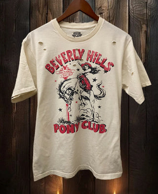 Pony Club Crop Tee