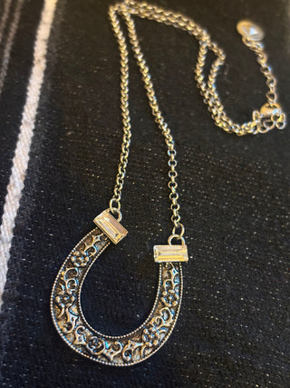 Horse Rhinestone Necklace