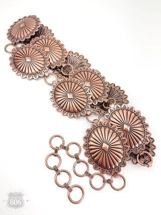Copper Concho Belt