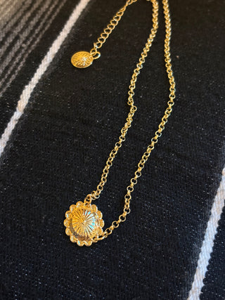 Dainty Concho Necklace