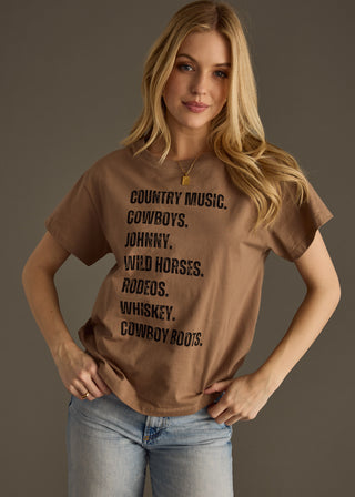 Cowgirls Wish List Tee