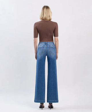 High Rise Wide Leg Trouser