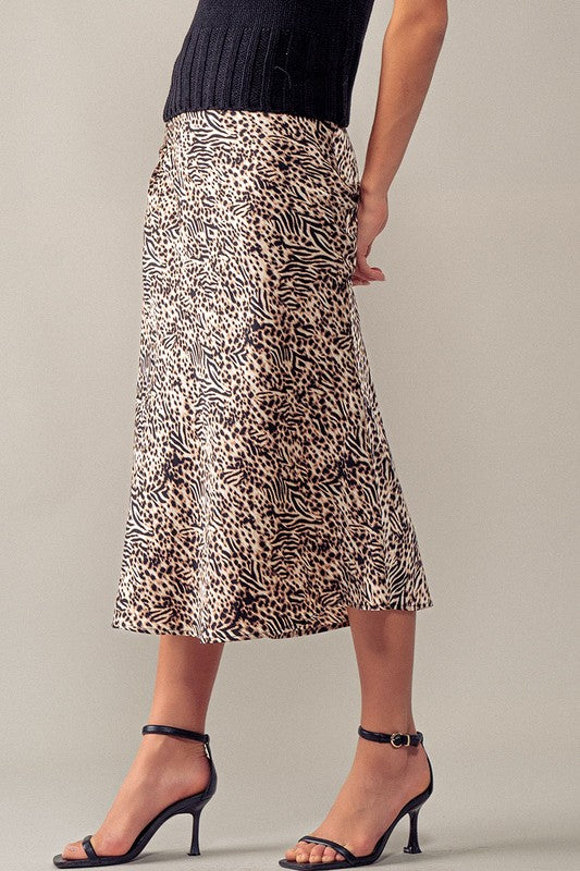 Leopard Print Skirt