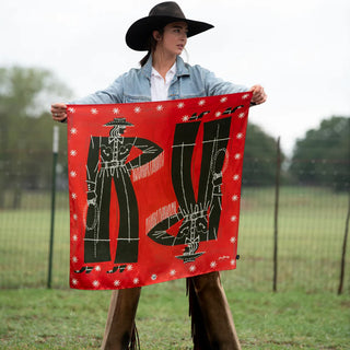 Two Cowgirls 26x26