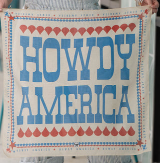 Howdy America Bandana Scarf