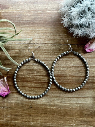 All Silver Plated Hoop Earrings