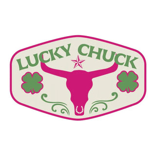 Lucky Pink Steer Head Patch
