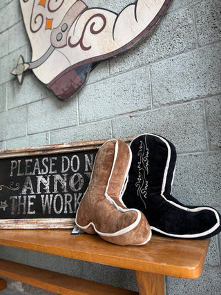 Snoozy Boot Pillow