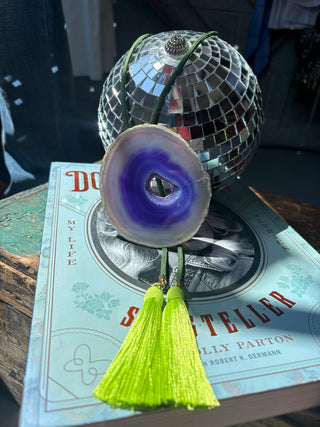 Electric Amethyst Bolo Tie