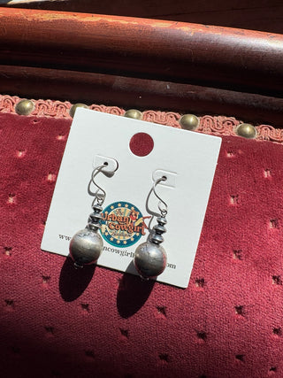 Revival Silver Drop Earrings