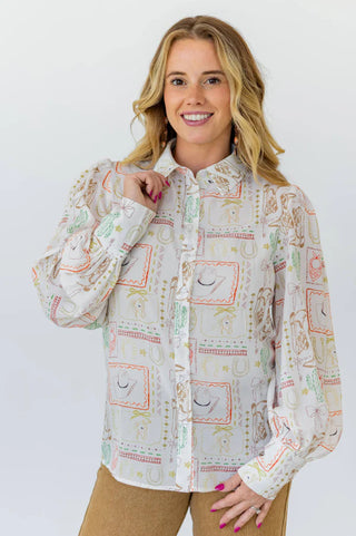 Pony Patch Blouse