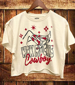 Kick Rocks Crop Tee