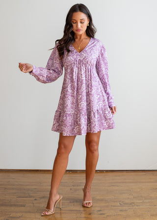 Lovely Lilac Floral Dress