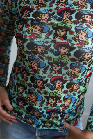 Cowgirl Pop Art Mesh