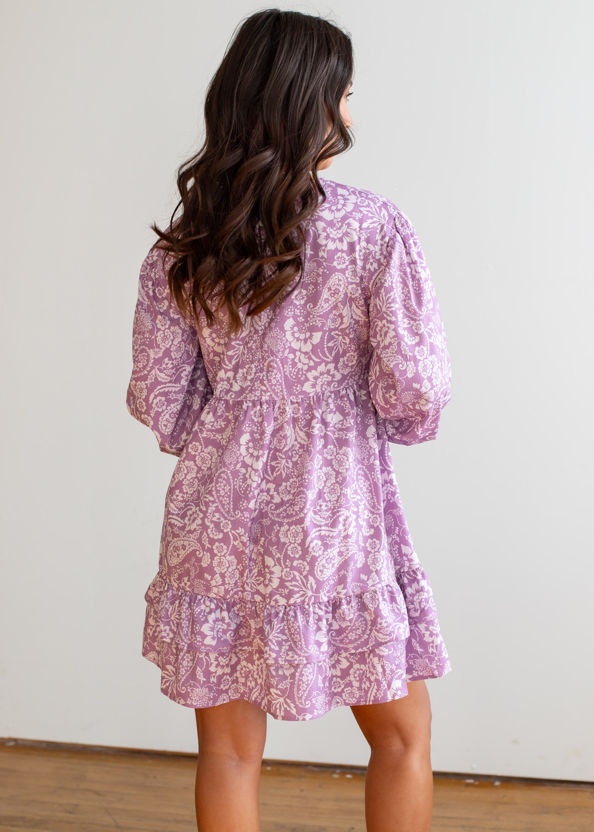 Lovely Lilac Floral Dress