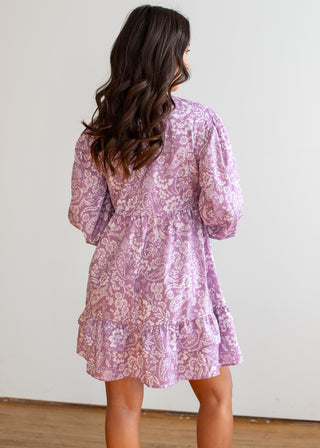 Lovely Lilac Floral Dress