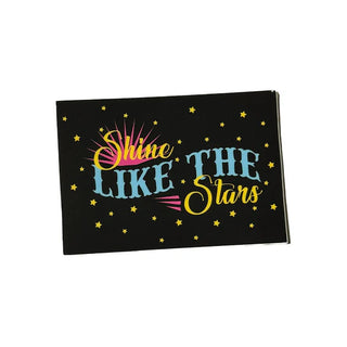Shine Like The Stars Black Sticker