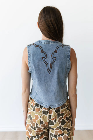 Roping Cowboy Vest