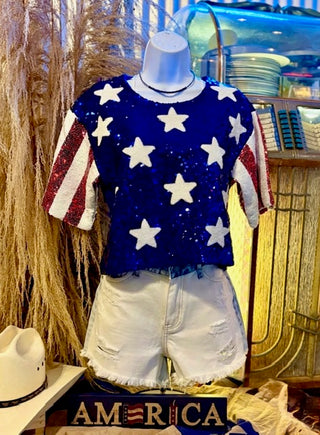 Sequined Stars and Stripes