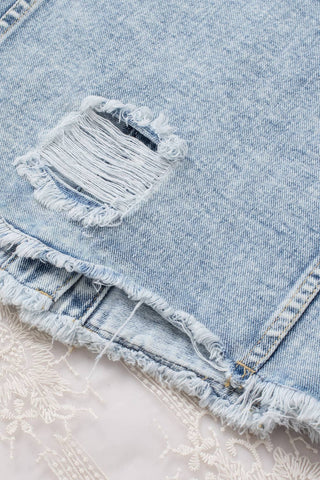 Lapel Denim Jacket