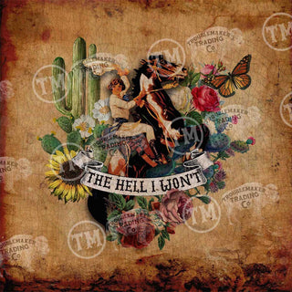 The Hell I Won't - Circle Artwork