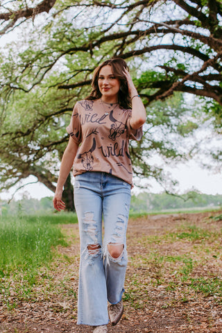 MK445 Oversize Wild Tee