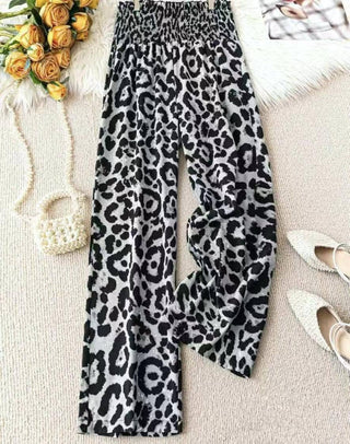 Leopard print lounge pants