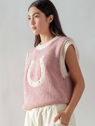 Horseshoe Sweater Vest