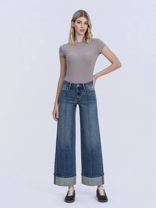 Pin Tuck Wide Leg