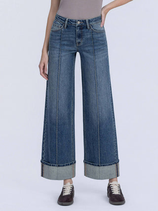 Pin Tuck Wide Leg