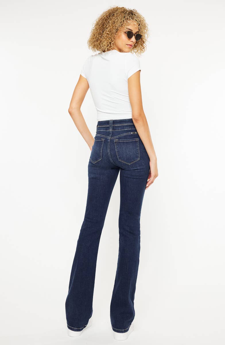 High Rise Utility Bootcut Jeans