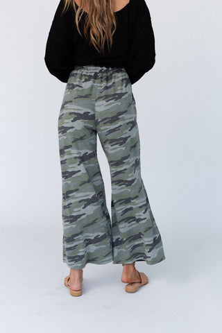 Casual Wanderer Wide Leg Slit Pants