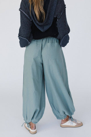 Theadora Wide Leg Cinched Pants