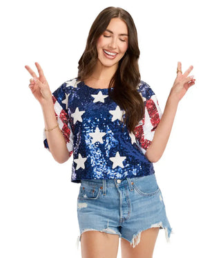 Sequined Stars and Stripes