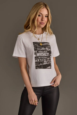 White Shot Of Whiskey Tee