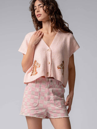 Western Horse Cardigan