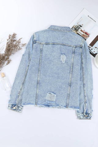 Lapel Denim Jacket