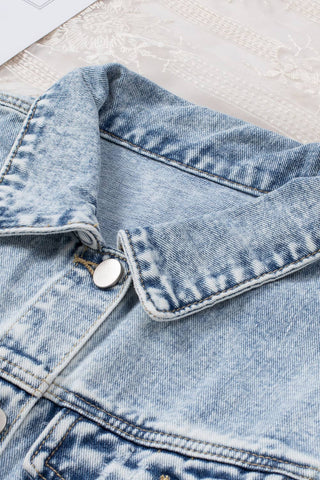 Lapel Denim Jacket